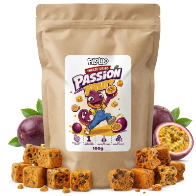 FiloLilo – Frysetørket pasjonsfrukt (terninger) 100 g