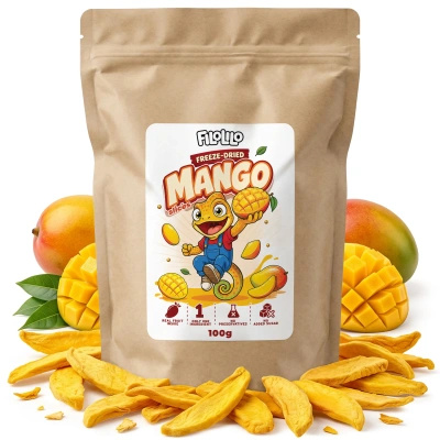 FiloLilo – Frysetørket mango (skiver) 100 g