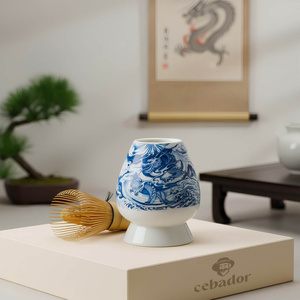 Kusenaoshi – Ceramic Chasen Holder – Dragon