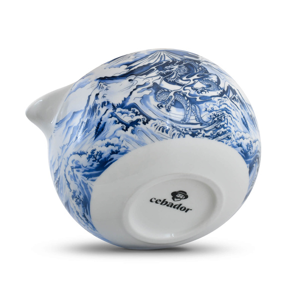 Matchawan – Ceramic Matcha Bowl with Spout – Dragon