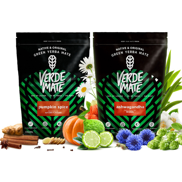 Yerba Mate Verde Mate Set: Ashwagandha + Pumpkin Spice