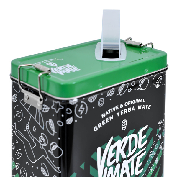 Yerbera – Tin can + Verde Mate Green Frutos del Bosque 0.5kg