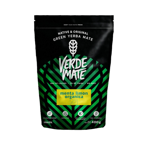 Verde Mate Green Organica Menta Limon 0.4kg
