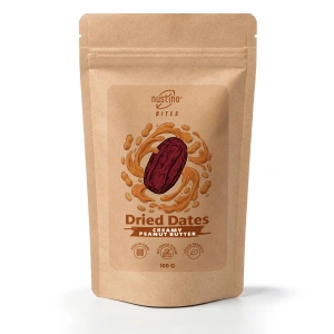 Nustino Bites – tørkede dadler – Creamy Peanut Butter 100 g