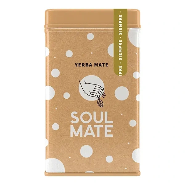 Yerbera – Tin can + Soul Mate Orgánica Siempre 0.5kg