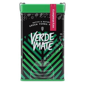 Yerbera – Tin can + Verde Mate Green Very Strawberry 0.5kg