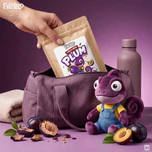 FiloLilo – Freeze-dried plum halves 100g