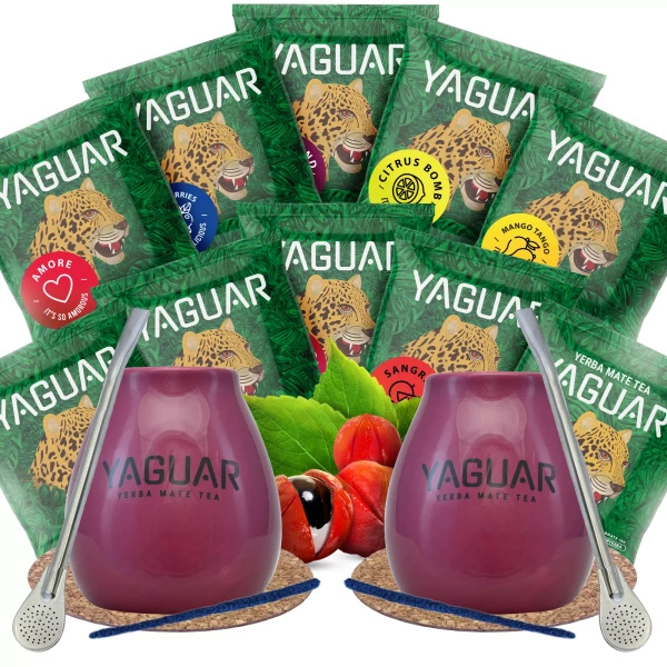 Yerba mate tasting set for two 10x50g
