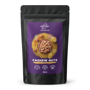 Nustino Crunch – ristede cashewnøtter – Honey Mustard Crunch 100 g