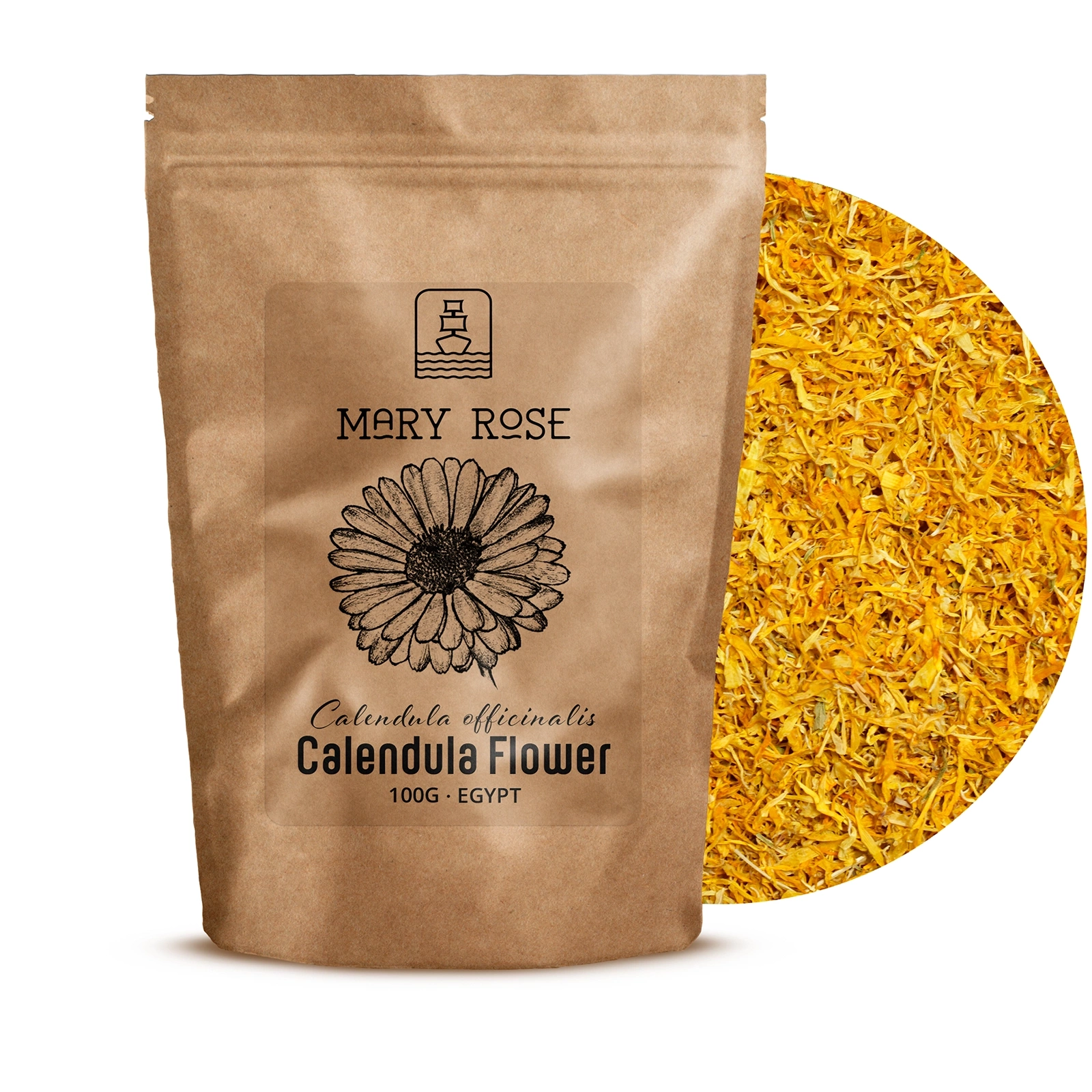 Mary Rose – tørkede ringblomster
