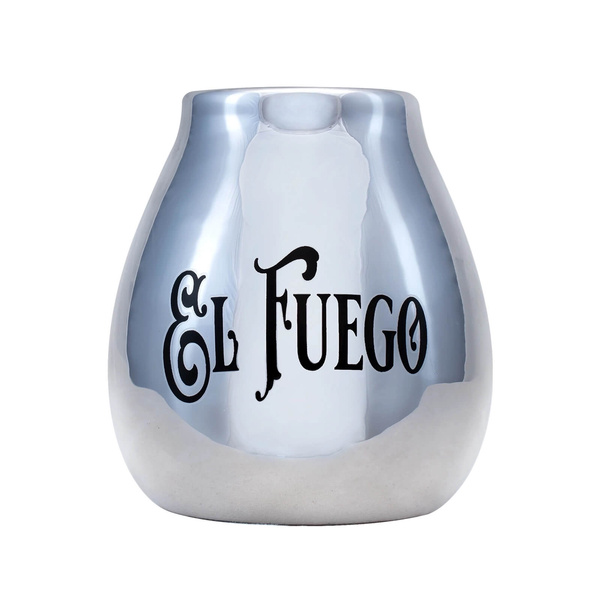 Yerba Mate Set: El Fuego Elaborada 1kg + Calabash + Bombilla