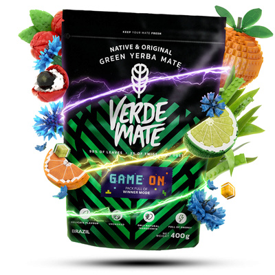 Verde Mate Green Game On 0.4 kg – yerba mate for gamers with energy drink flavour