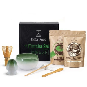 Gift Set for Colourful Matcha Latte: Matcha + White Matcha + Accessories