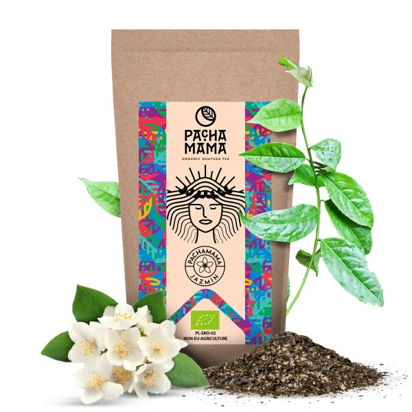 Set Guayusa Pachamama Jazmín 100g + Calabash + Bombilla