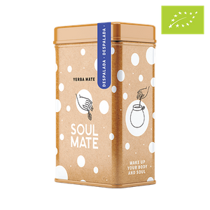 Yerbera – Tin can + Soul Mate Orgánica Despalada 0.5kg