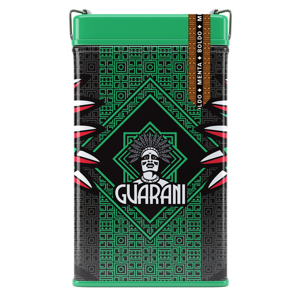 Yerbera – Tin can + Guarani Boldo Menta 0.5kg