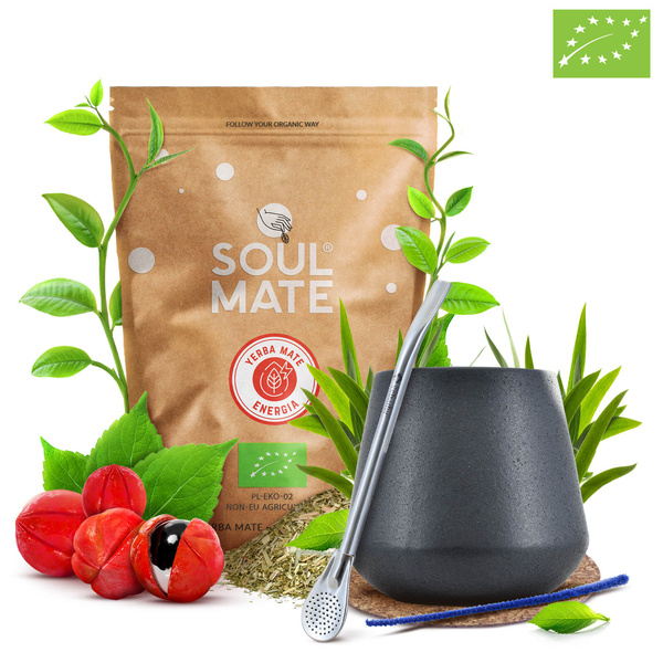 STARTER KIT FOR YERBA MATE BOMBILLA CALABASH 500g