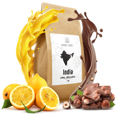 Mary Rose - whole bean coffee India Karnataka premium 1kg