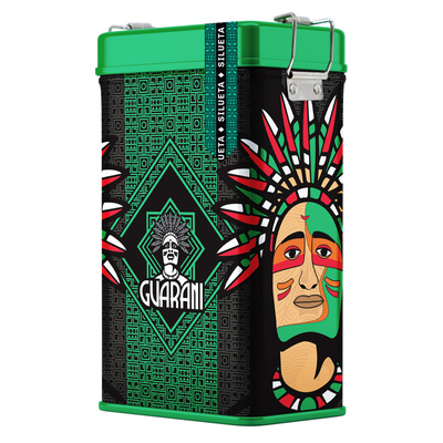 Yerbera – Tin can + Guarani Silueta 0.5kg