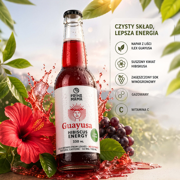Guayusa Pachamama Cold Brew – Hibiscus Energy 330ml