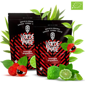 2x Yerba Mate Verde Mate Energia Organica 400g