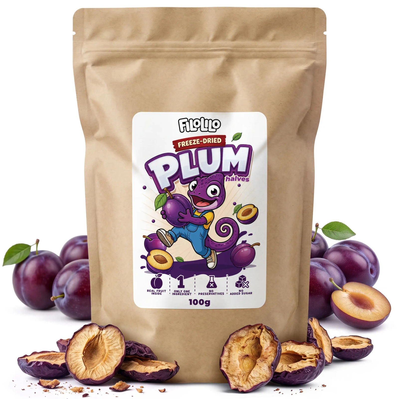 FiloLilo freeze-dried plum