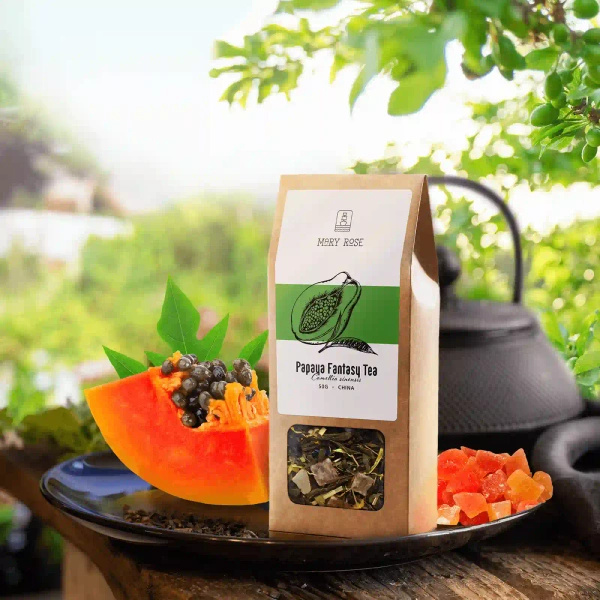 Mary Rose - Papaya Fantasy Green Tea - 50g